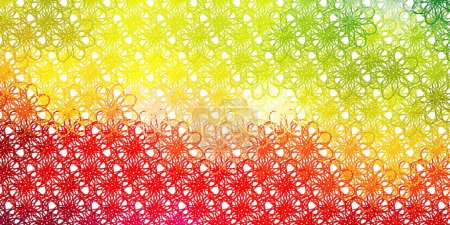 Ilustración de Patrón vectorial Multicolor ligero con líneas iris. Nueva ilustración colorida con líneas dobladas. Patrón para folletos, folletos. - Imagen libre de derechos