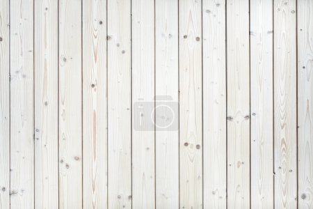 Foto de Tablones blancos perfectos con textura de madera brillante. Se puede utilizar como fondo. Muchos tablones
. - Imagen libre de derechos