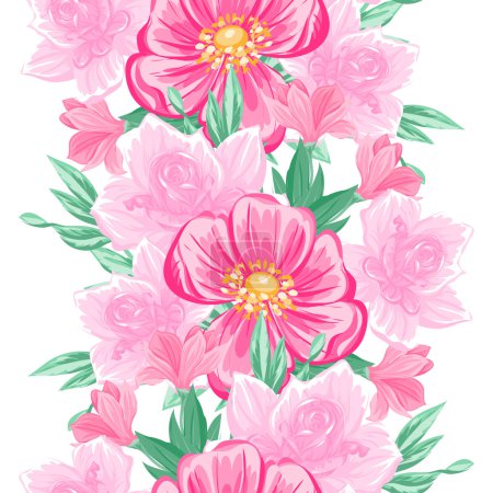 motif floral sans couture