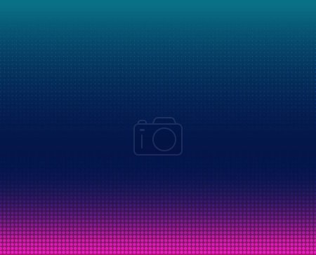 Ilustración de Elementos de diseño Editable Patrón de punto de medio tono sobre fondo oscuro. Ilustración vectorial eps 10 fondo de pantalla con puntos aleatorios azul púrpura. Textura de criptografía de datos digitales para tecnología - Imagen libre de derechos