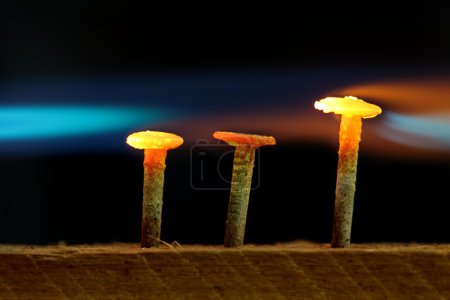 Photo for Glowing Nails - Royalty Free Image