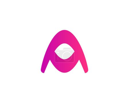Plantilla vectorial de diseño de logotipo de letra A y AA