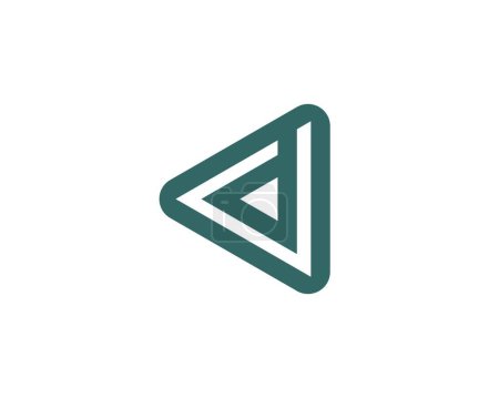 Plantilla vectorial de diseño de logotipo D y DD