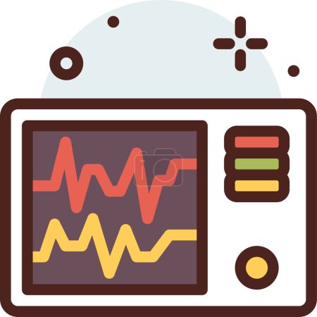 Ilustración de Icono web de salud, ilustración vetor simple - Imagen libre de derechos