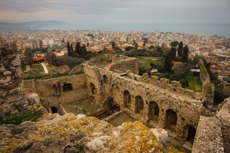 Cityscape at Patras, Peloponnese, Greece