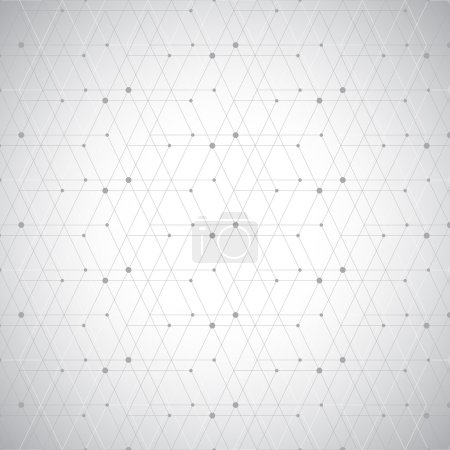 Illustration for Modern Abstract Geometric Pattern Dot With Rhombuses. Repeating Background Vector Illustration - Royalty Free Image