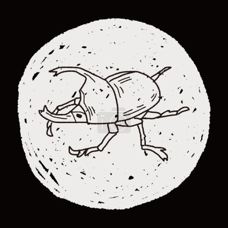 garabato escarabajo
