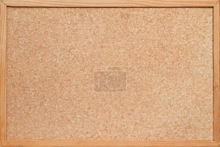 Photo for Blank corkboard  bulletin board with a wooden frame - Royalty Free Image