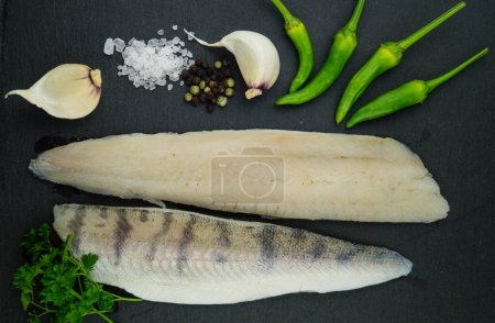 freshwater pike-perch fillet