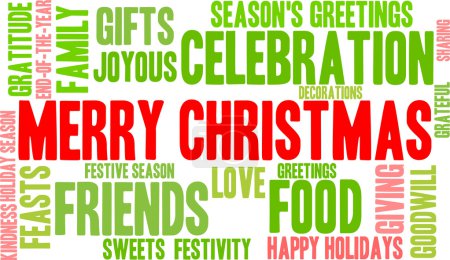 Feliz Navidad palabra nube
Feliz Navidad palabra nube