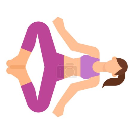 baddha konasana supino icono en Fitness, yoga & categoría dieta