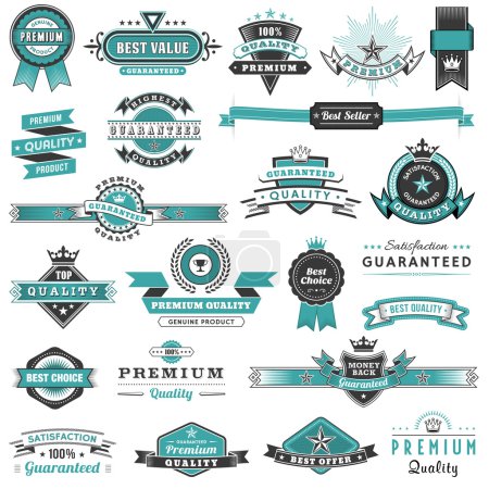 Vector Promotional Labels