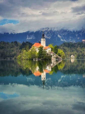 Photo for Lake Bled on a spring day - Royalty Free Image