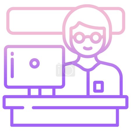 Foto de Banca en línea. ilustración simple - Imagen libre de derechos