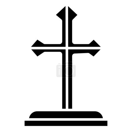 Foto de Ilustración vectorial de una cruz - Imagen libre de derechos