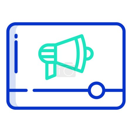 Foto de Icono de megáfono vector ilustración - Imagen libre de derechos