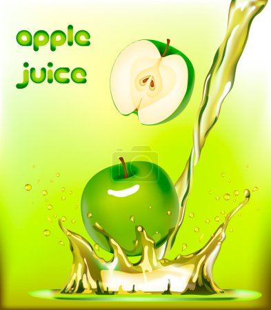 splashes of green juice