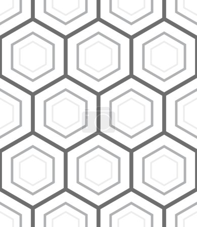 vector de patrón de panal, hexagones sin costura vector de patrón
