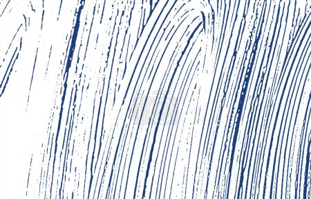 Texture grunge. Détresse indigo trace rugueuse. Fond extatique. Bruit sale texture grunge. Surface artistique séduisante. Illustration vectorielle.