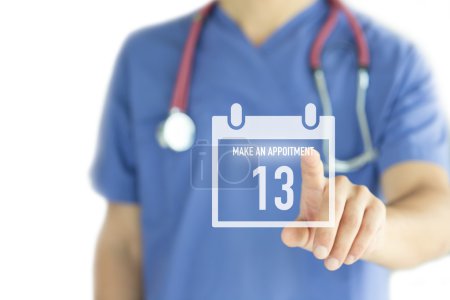 Hacer una cita en el calendario
