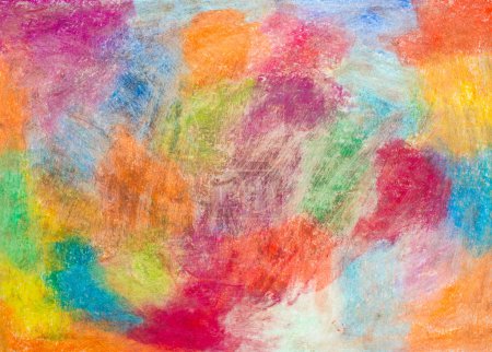 Fondo colorido dibujado con crayones
.