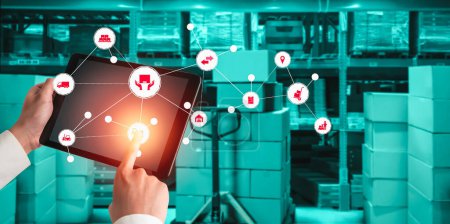 Sistema inteligente de gestión de almacenes con tecnología innovadora de internet de las cosas